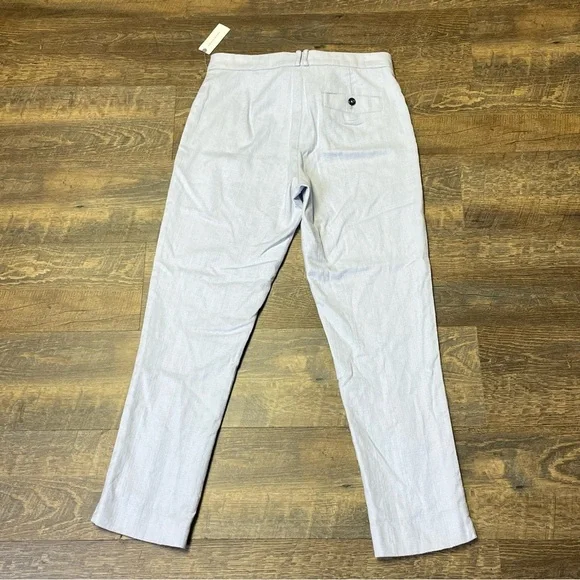 NEW Anthropologie The Essential Slim Sky Blue Trouser Pants Womens Size 6 - Picture 11 of 12